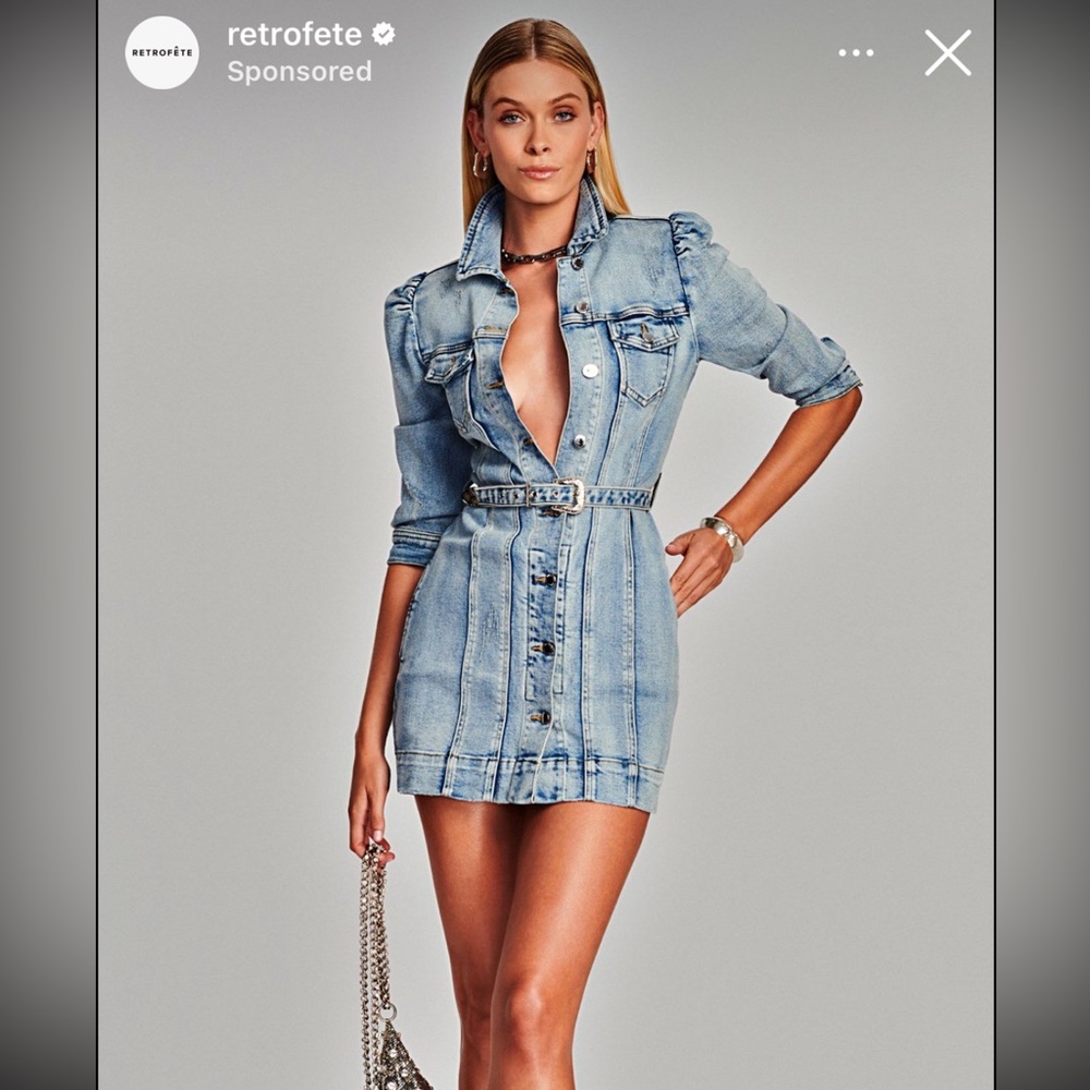 Denim dress